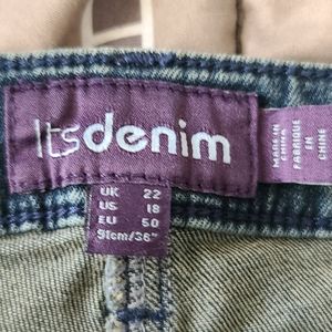 Long Tall Sally Bootcut Jeans. Size 18, 36 in.